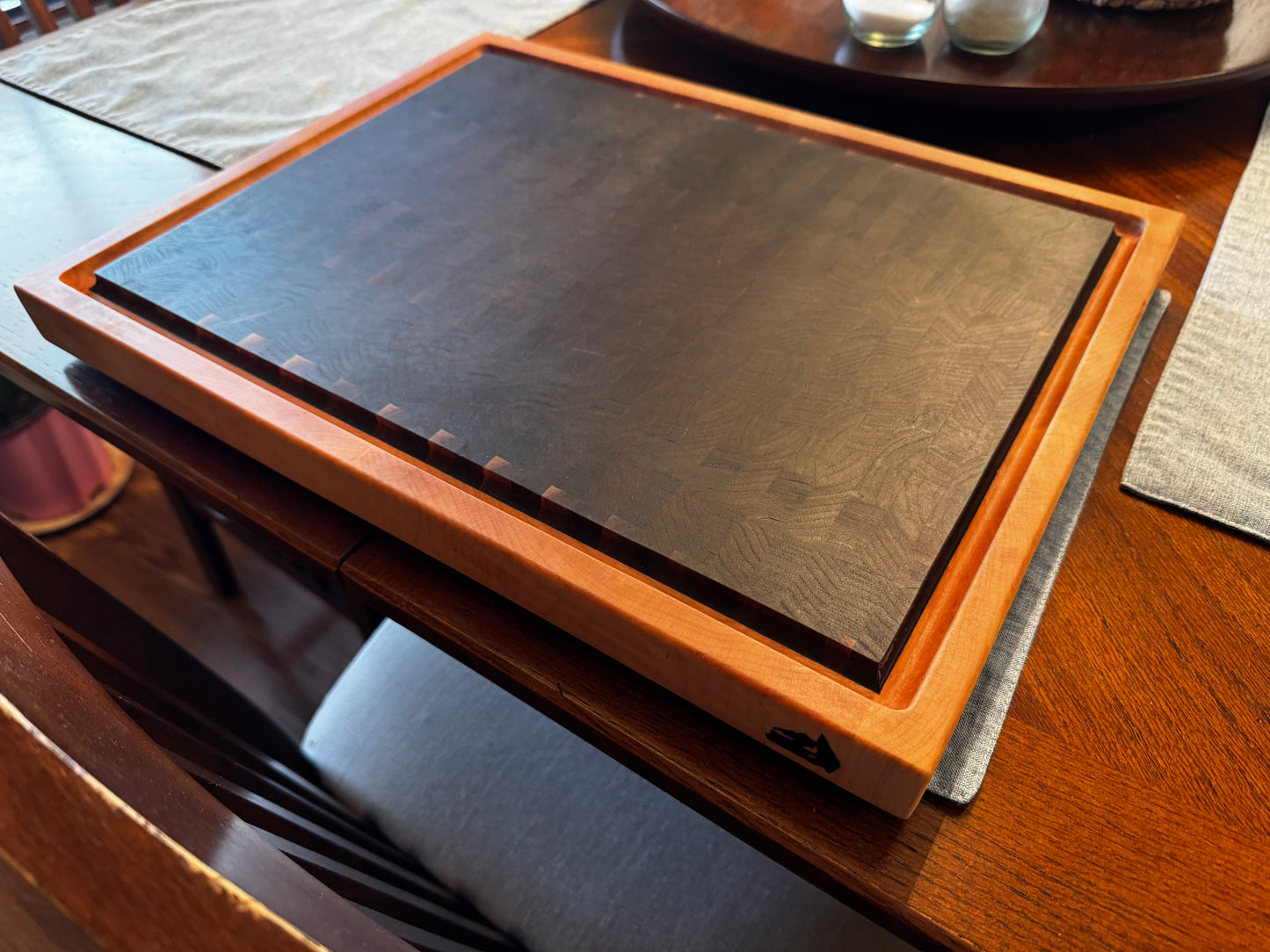 Maple and Walnut Cutting Board