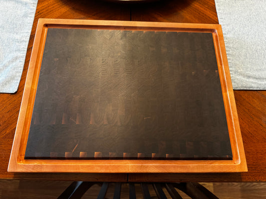 Maple and Walnut Cutting Board