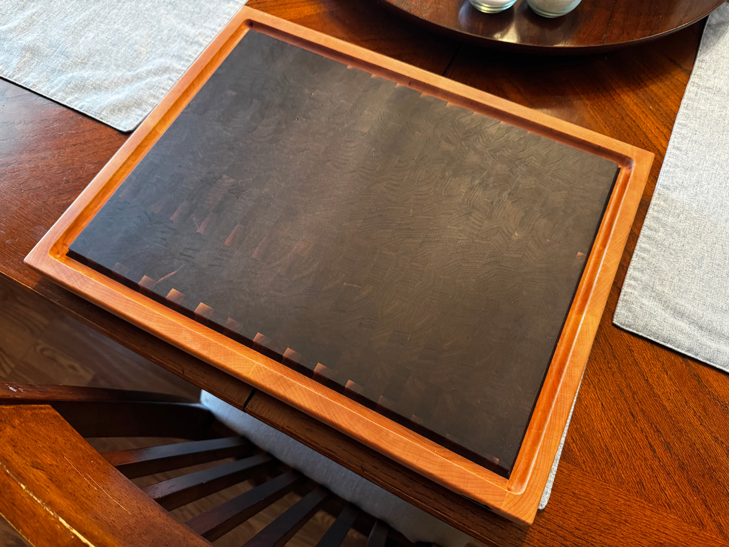 Maple and Walnut Cutting Board